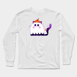 Ghost Kitty Long Sleeve T-Shirt